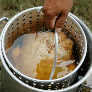 deep frying turkey
