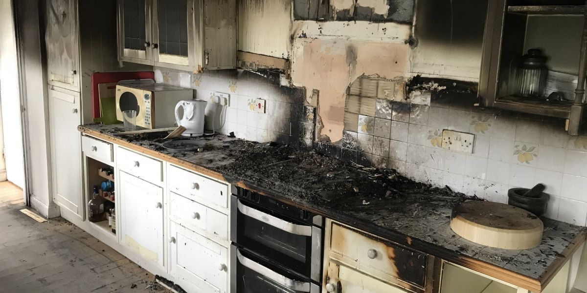 Fire damage restoration